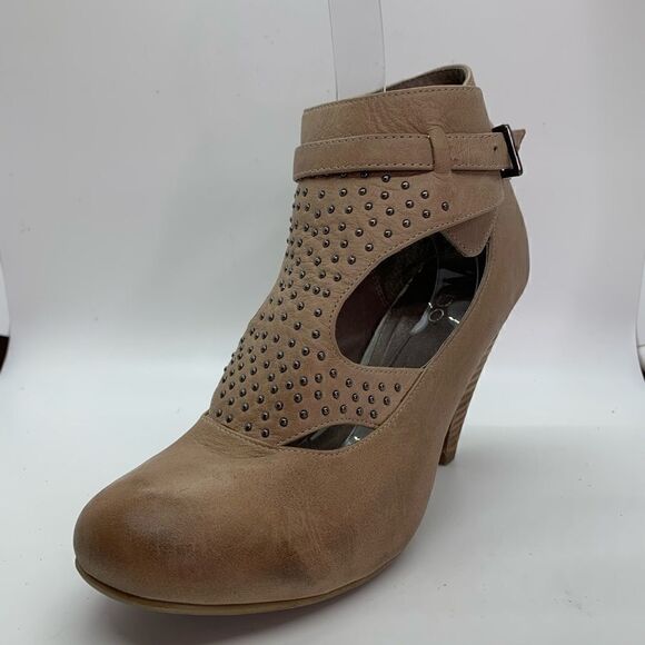 Aldo Tan stud heeled bootie - Picture 6 of 8